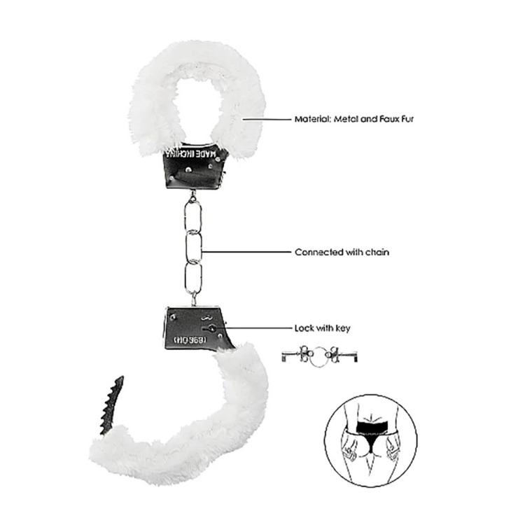 Beginner's Furry Handcuffs with Quick-Release - House of Vices 