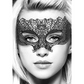 Ouch! Black & White Princess Lace Eye Mask. - House of Vices 