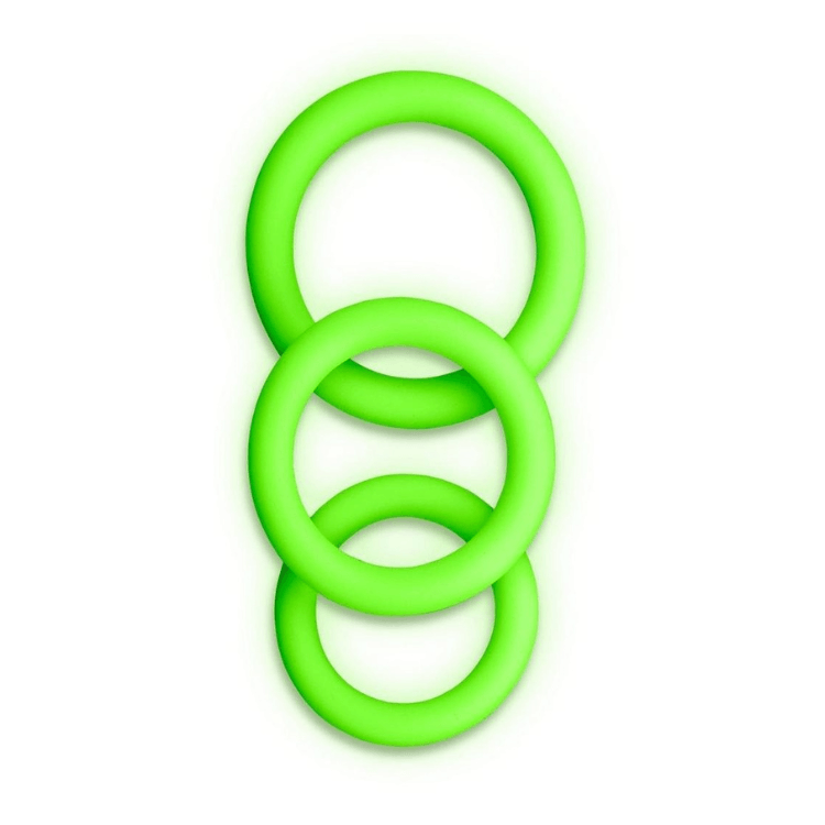 Ouch_CockRingSiliconeSet_3pc_GlowintheDark1 - House of Vices 