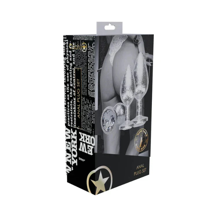 Ouch! International Collection Metal Anal Plug Set - House of Vices 
