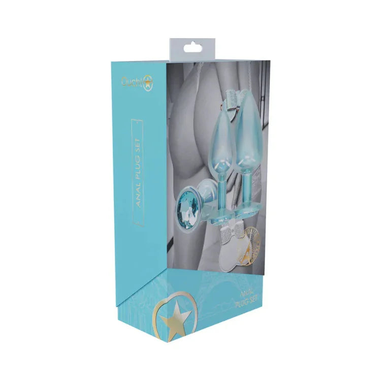 Ouch! International Collection Metal Anal Plug Set - House of Vices 