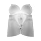 Clear silicone realistic female torso with breasts and pubic area, adult toy for intimate pleasure