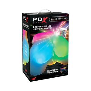PDX Elite Go-Go Booty LED lights with remote, colorful adjustable lighting for intimate moments