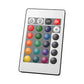 Colorful LED remote control with RGB buttons and mode settings for lighting effects