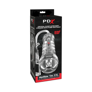 PDX Elite ViewTube Vac XXL EZ-Grip Pump Stroker