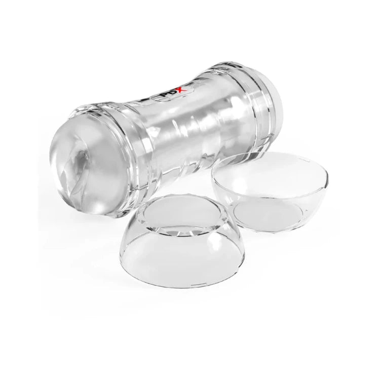PDX Extreme Wet Pussies Super Flip-A-Pussy Over Self-Lubricating Stroker Frosted - House of Vices