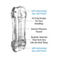 PDX Extreme Wet Pussies Super Flip-A-Pussy Over Self-Lubricating Stroker Frosted - House of Vices