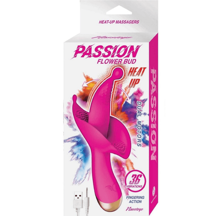 PassionFlowerBudHeatUpRechargeableSiliconeClitoralStimulator - House of Vices 
