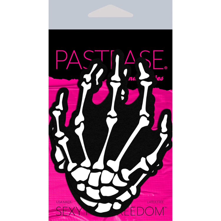 Pastease_Skeleton_Hands_Pasties_Black2 - House of Vices 