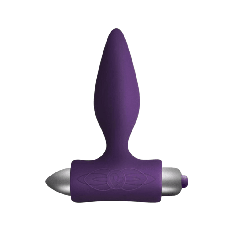 Petite-Sensations-Silicone-Vibrating-Butt-Plug-Purple-2 - House of Vices 