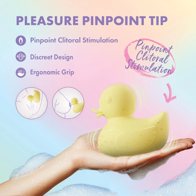 Play With Me Splash Yellow Duck Vibrator - House of Vices 