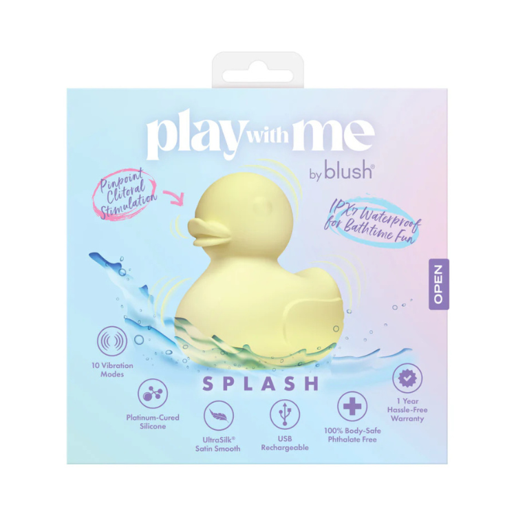 Play With Me Splash Yellow Duck Vibrator - House of Vices 