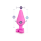 Play with Me Naughty Candy Heart Be Mine Silicone Butt Plug - House of Vices 
