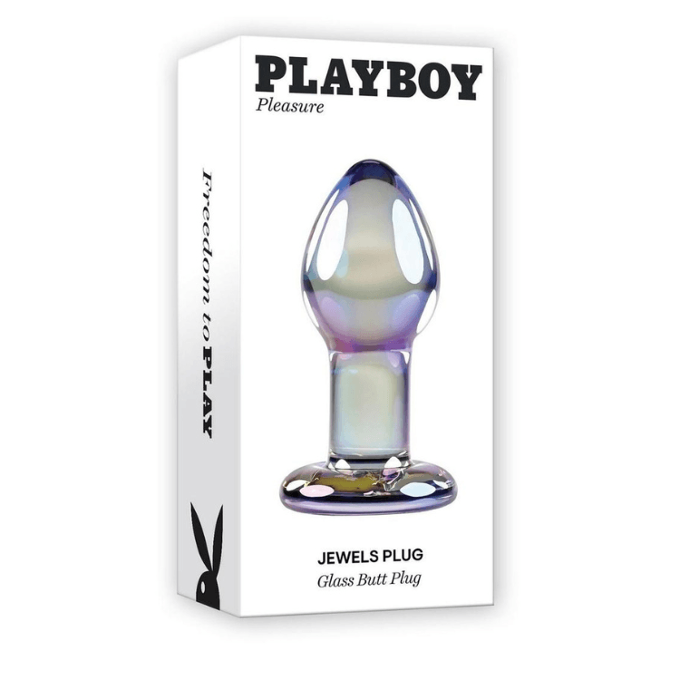 Playboy Jewels Glass Plug - House of Vices
