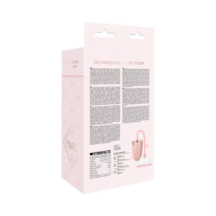 Pumped Rechargeable 3-Speed Pussy Pump - House of Vices
