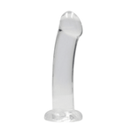 RealRock Crystal Clear Non Realistic Dildo with Suction Cup 6.7in - House of Vices 