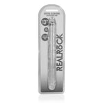 RealRock crystal clear double dong 13-inch transparent dildo in retail packaging