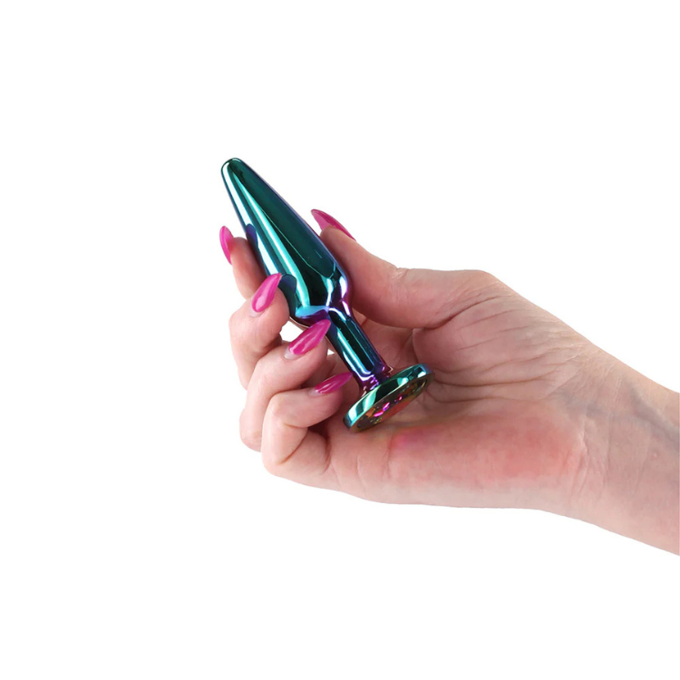 Rear Assets Tapered Plug Multicolor/Rainbow Medium - House of Vices 