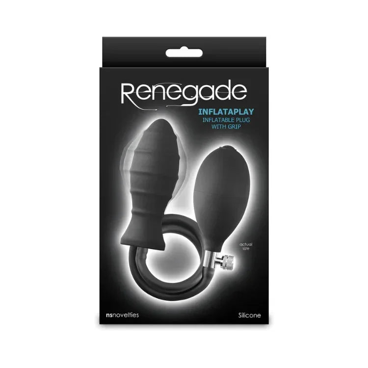 Renegade InflataPlay Inflatable Anal Plug with Grip Renegade InflataPlay Inflatable Anal Plug with Grip