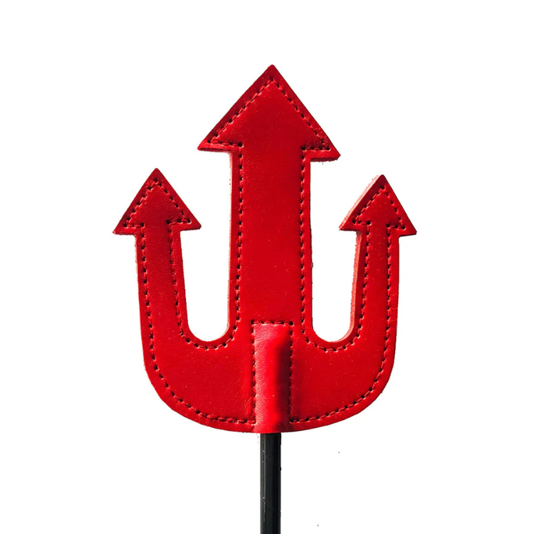 Leather Devil Riding Crop - House of Vices 
