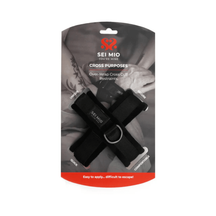 SEIMIOCrossPurposesUniqueOver-WrapCrossCuffRestraints - House of Vices 