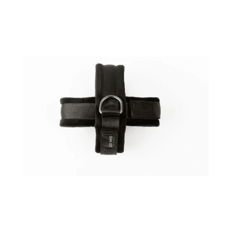 SEI MIO Cross Purposes Unique Over-Wrap Cross Cuff Restraints - House of Vices 