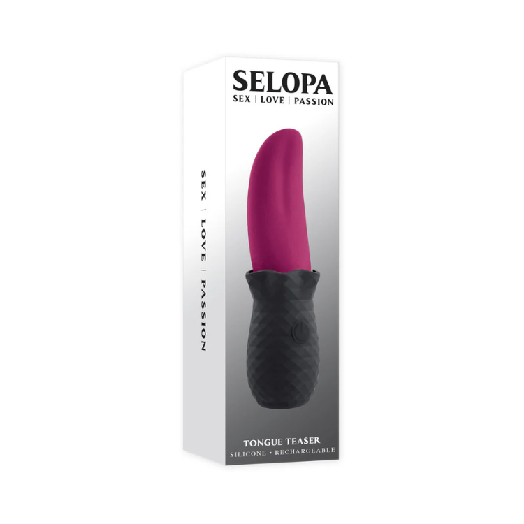 Selopa Tongue Teaser Vibe Rechargeable Silicone - House of Vices 