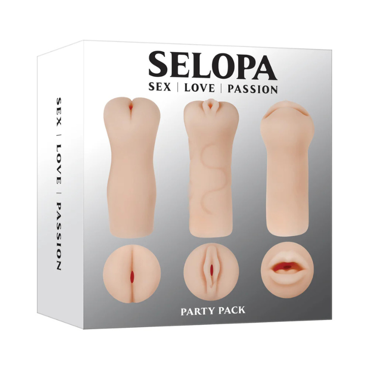 Selopa Party Pack 3-Piece Stroker Pack - House of Vices