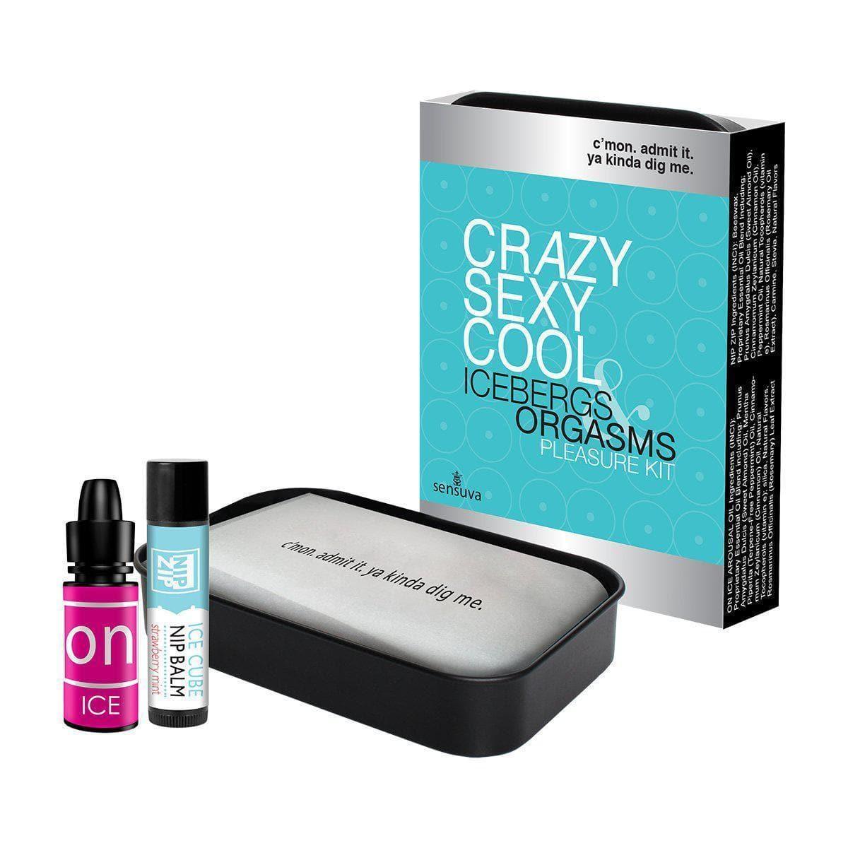 Sensuva Crazy Sexy Cool Icebergs and Orgasms Pleasure Kit - House of Vices 