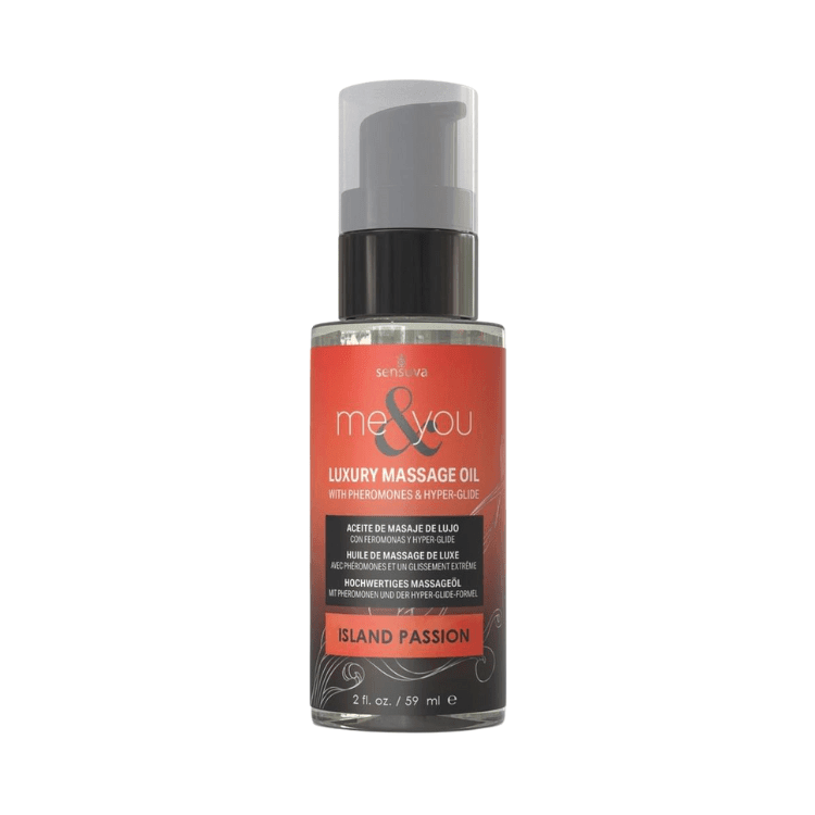 Sensuva-Me-_-You-Pheromone-Infused-Luxury-Massage-Oil-2oz-Island-Passion - House of Vices 