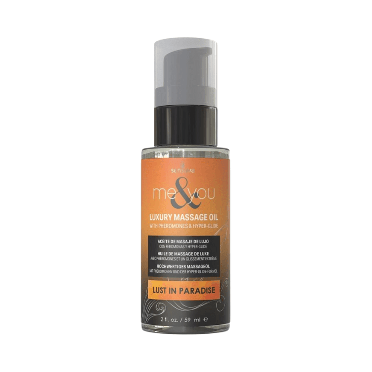 Sensuva-Me-_-You-Pheromone-Infused-Luxury-Massage-Oil-2oz-Lust-in-Paradise - House of Vices 