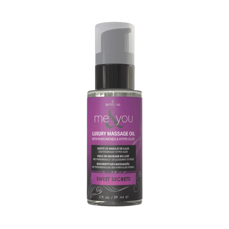 Sensuva-Me-_-You-Pheromone-Infused-Luxury-Massage-Oil-2oz-Sweet-Secrets - House of Vices 