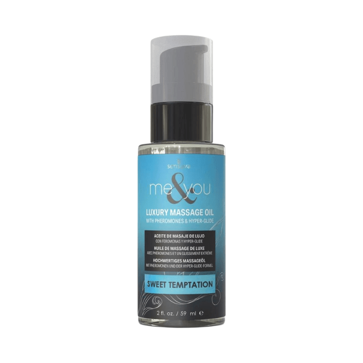 Sensuva-Me-_-You-Pheromone-Infused-Luxury-Massage-Oil-2oz-Sweet-Temptation - House of Vices 