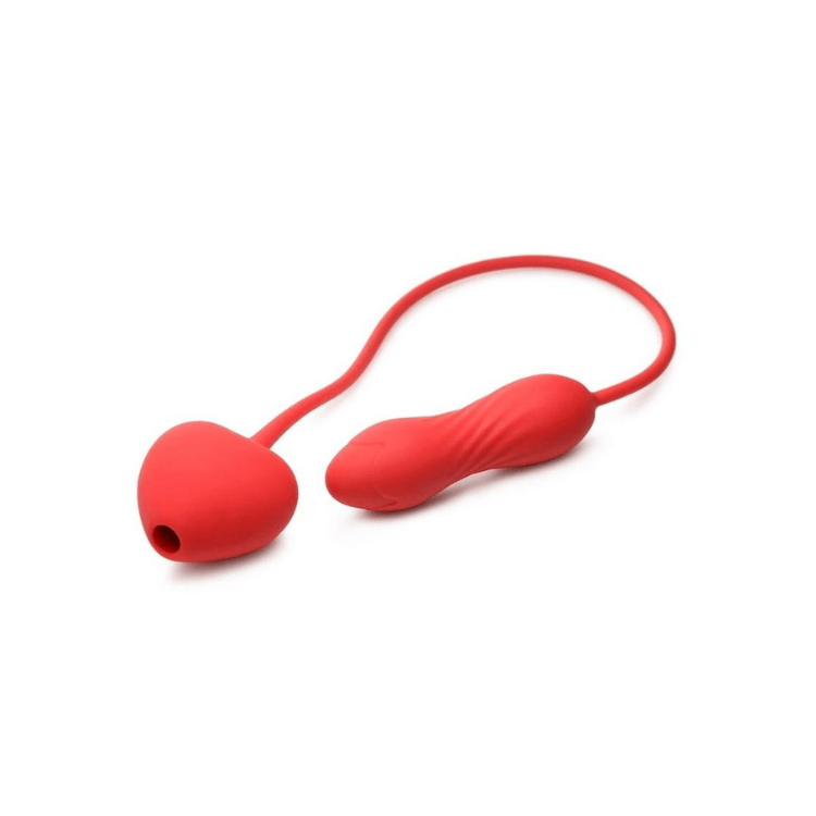 Shegasm Love On Me Suction Clit Stimulator and Vibrating Egg - House of Vices 