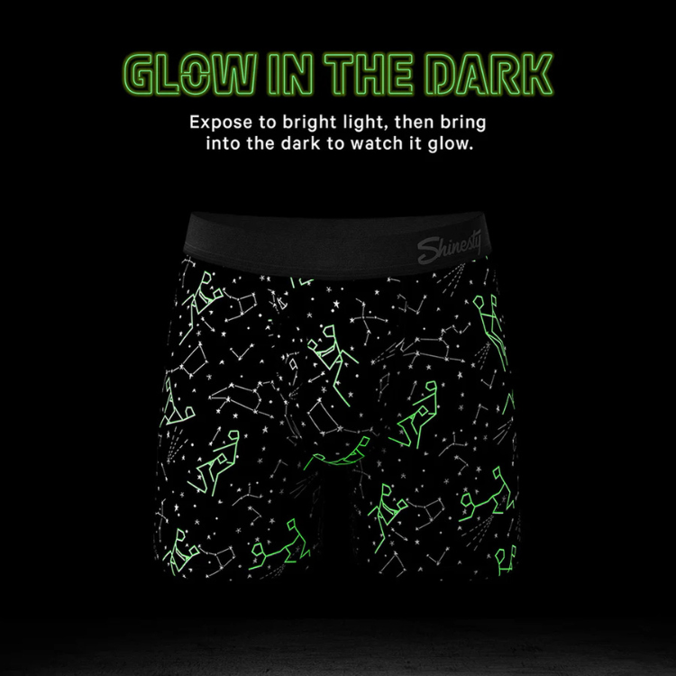Shinesty Glow-in-the-Dark Underwear with Ball Hammock Pouch - House of Vices