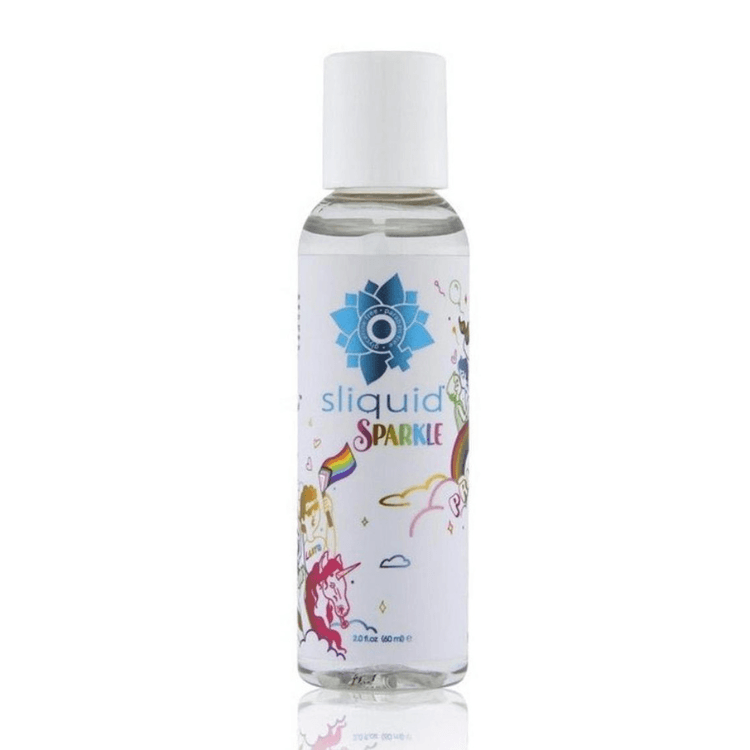 SliquidSparklePrideWaterBasedLubricant2oz - House of Vices 