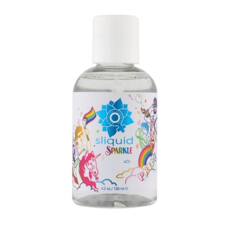 SliquidSparklePrideWaterBasedLubricant4.2oz - House of Vices 