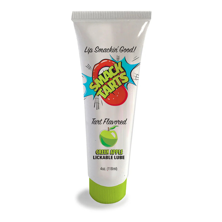 SmackTartsLickableSourGreenAppleLube4oz. - House of Vices 