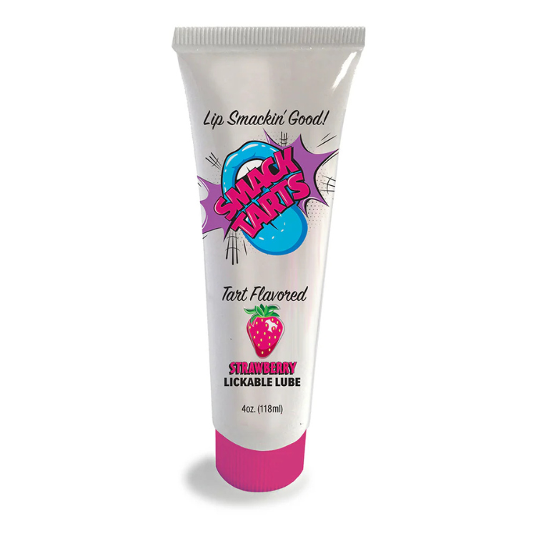 Smack_Tarts_Lickable_Sour_Strawberry_Lube_4_oz. - House of Vices 