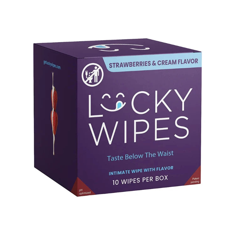 Sweetums Lucky Wipes Assorted Flavored Wipes 10-Pack - For Men! - House of Vices