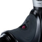 The Cowgirl luxury sex toy with ergonomic black design and pink accent, featuring intuitive controls for intimate pleasure.
