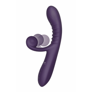 The Rolling Rabbit Rechargeable Silicone Vibrator - House of Vices 
