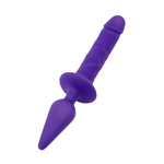Together Toys Double Pleasure Rechargeable Silicone Couples Vibrator - House of Vices 