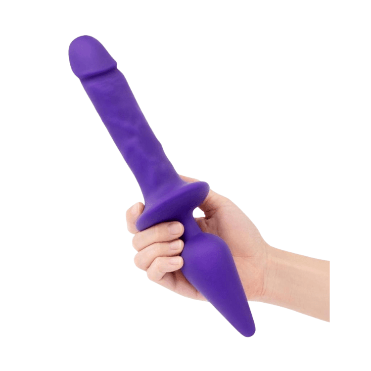 Together Toys Double Pleasure Rechargeable Silicone Couples Vibrator - House of Vices 