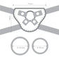 Together Pop 6 in. Silicone Dildo & Harness Set - House of Vices