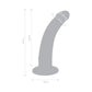 Technical diagram of a curved dildo with dimensions: 166mm length, 70mm base, 28mm diameter.