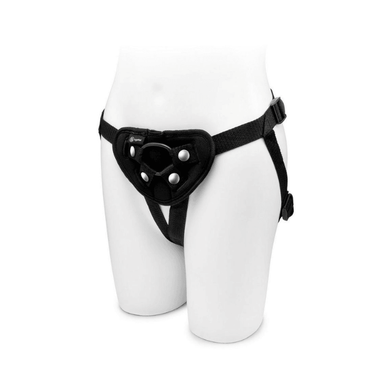 Together_Toys_DUO_Silicone_5.5in_7.75in_Dildos_and_Harness_Set_2 - House of Vices 