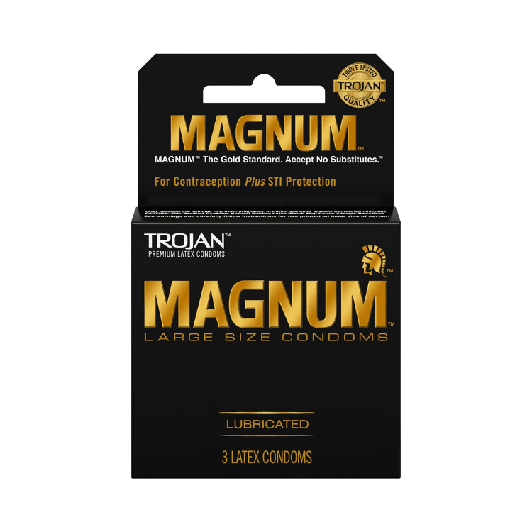 Trojan-Condom-Magnum-Large-Size-Lubricated-3-Pack - House of Vices 