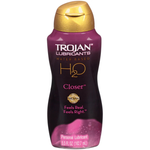 Trojan H2O Closer water-based personal lubricant 5.5 oz bottle with gold cap