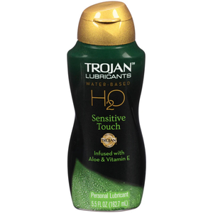 Trojan Lubricants H2O Sensitive Touch 5.5oz. - House of Vices